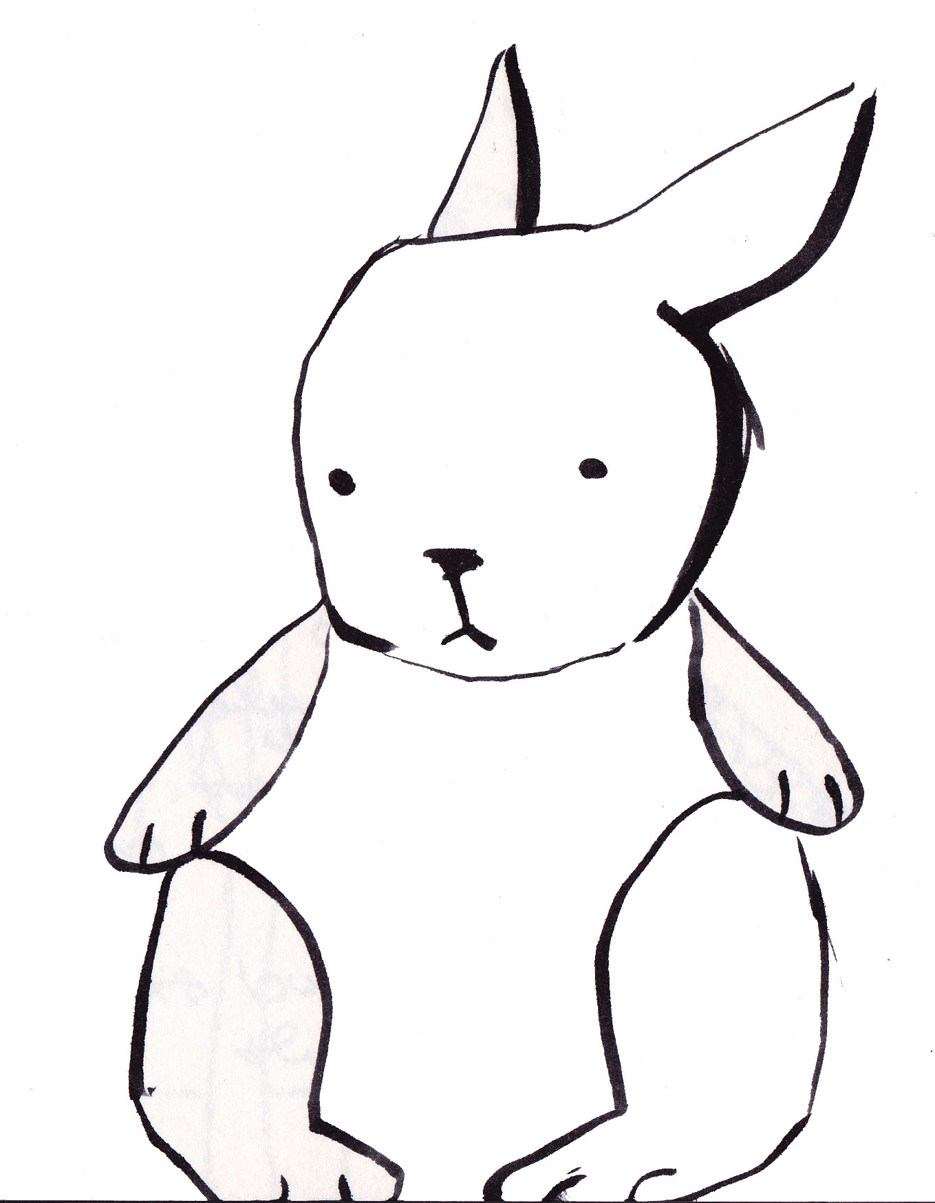 1359x1748 Cute Animal Line Art Drawing Pictures - Cute Animal Sketches