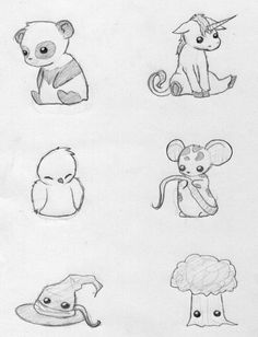 236x308 Cute Animal Drawing Doodle Dee Doo - Cute Animal Sketches