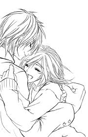 180x280 Cute Anime Couple Emo Christmas Pictures - Cute Anime Couple Sketch