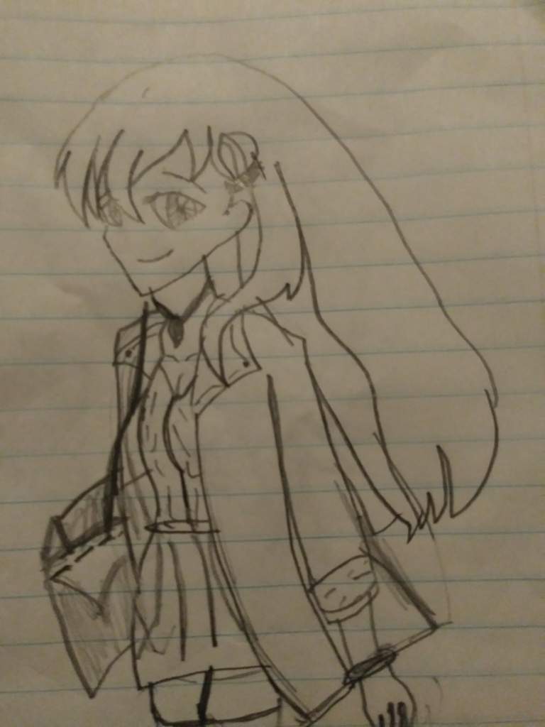 768x1024 Cute Anime Girl Sketch - Cute Anime Girl Sketch