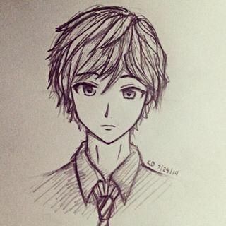 320x320 Photos Cute Anime Sketches In Pencil, - Cute Anime Sketches