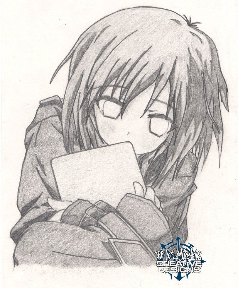 811x984 Anime Sketches Cute Anime Girl By ~themrstick - Cute Anime Sketches