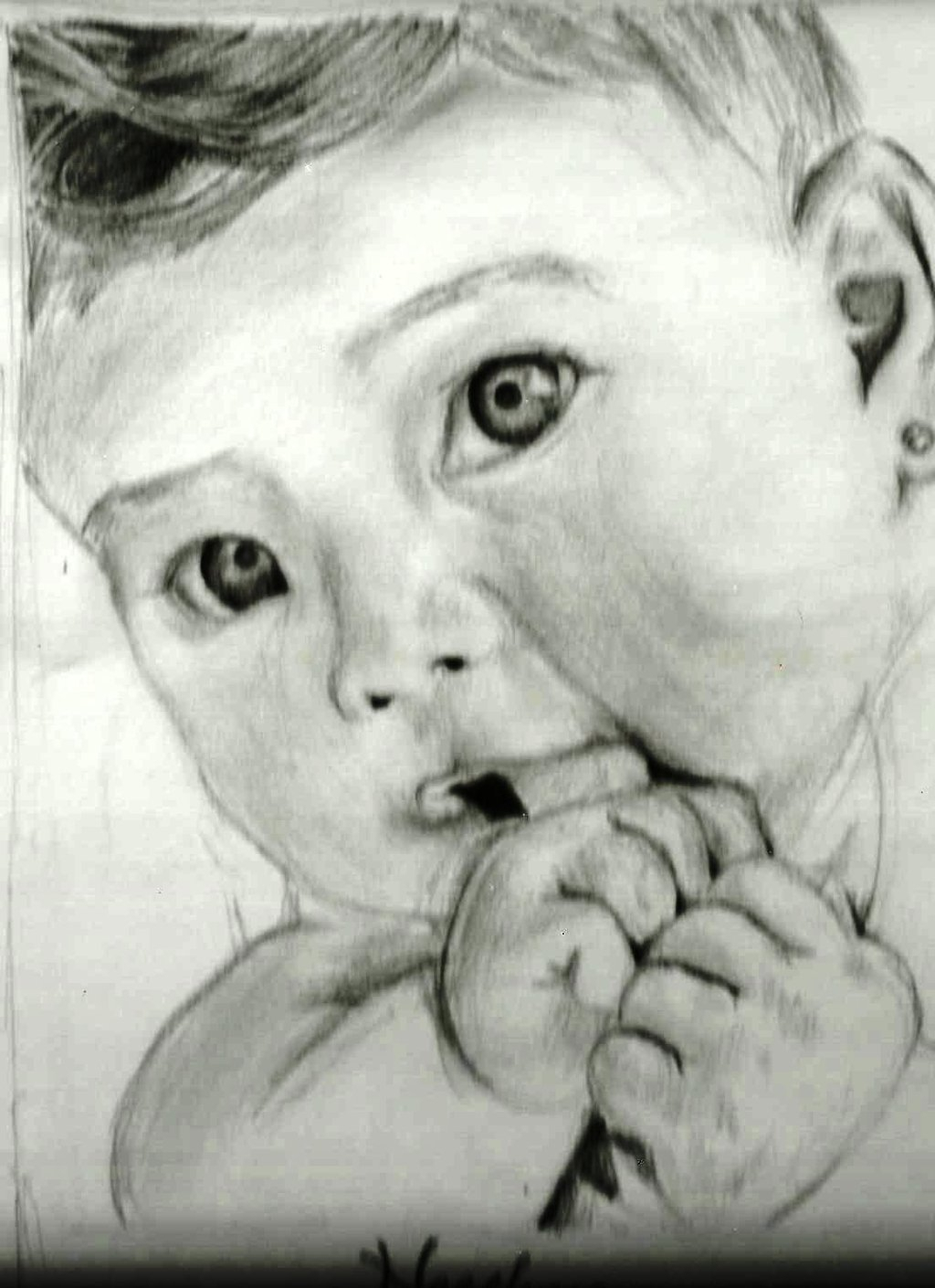 1024x1410 Pencil Sketch Cute Baby Cute Baby Girl Pencil Sketch Baby Pencil - Cute Baby Girl Sketch
