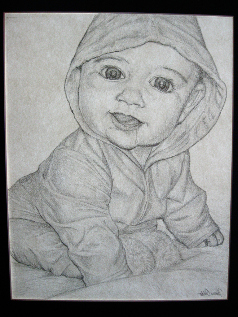 Cute Baby Sketch At Paintingvalley.com 