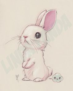 236x295 Cute Rabbits Drawings - Cute Bunny Sketch