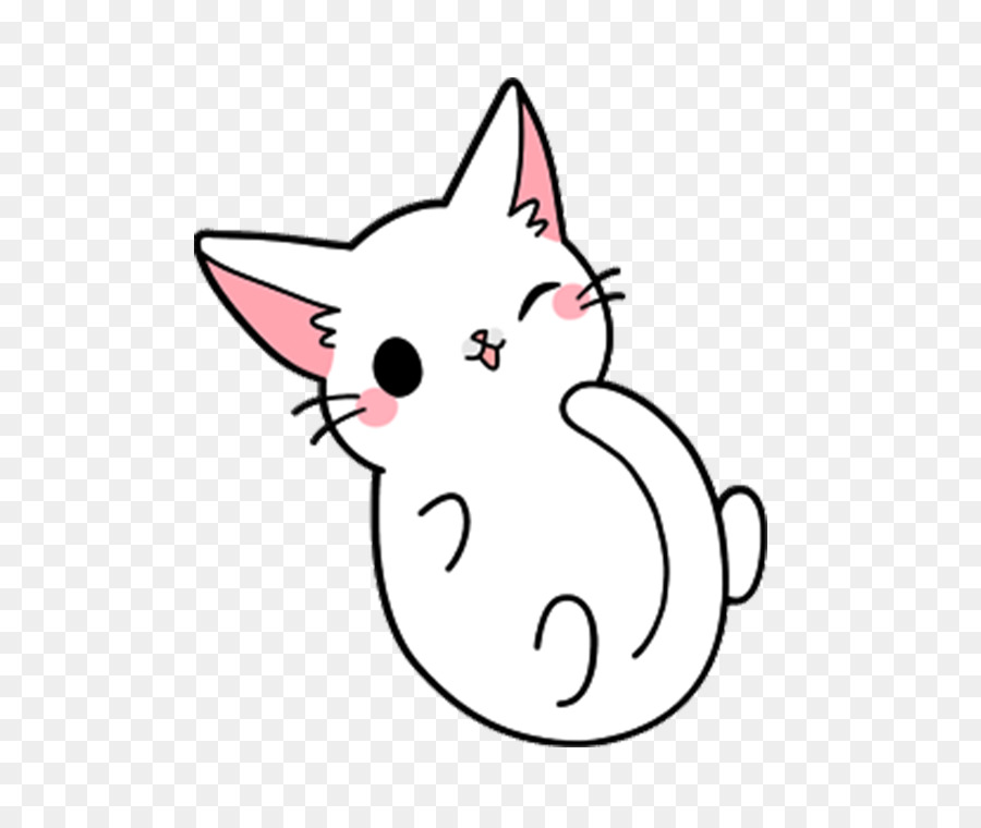 900x760 Cute Cat Drawing - Cute Cat Sketch