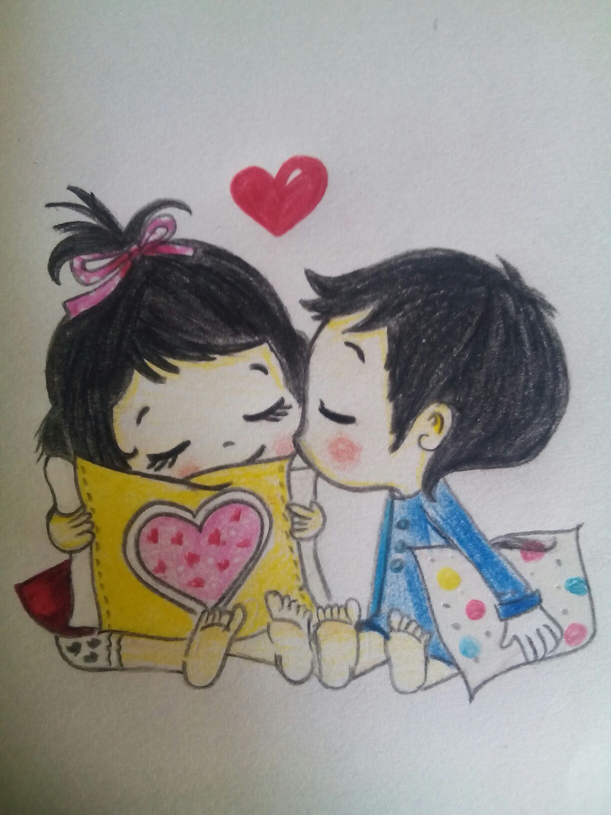 1224x1632 Cute Cartoon Couple Sketches - Cute Couple Sketches