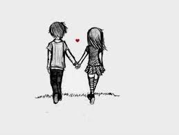 259x195 Cute Couple Sketches To Draw - Cute Couple Sketches