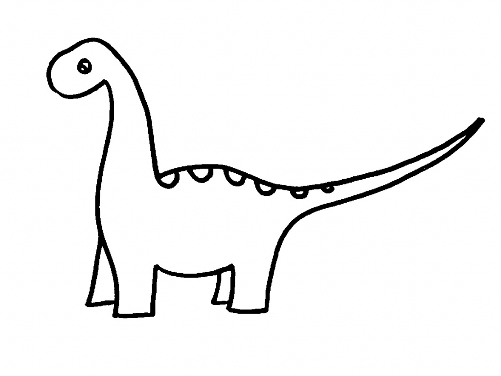 Cute Dinosaur Sketch