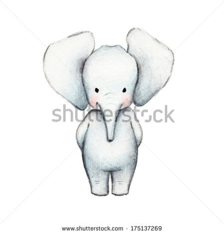 450x470 Cute Elephant Drawing Drawing Cute Elephant Illustration De Stock - Cute Elephant Sketch