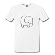 190x190 Cute Elephant By Tmsarts Spreadshirt - Cute Elephant Sketch