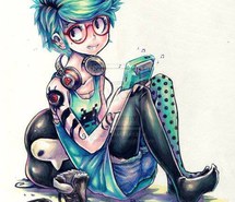 215x185 Cute Emo Images On - Cute Emo Sketch