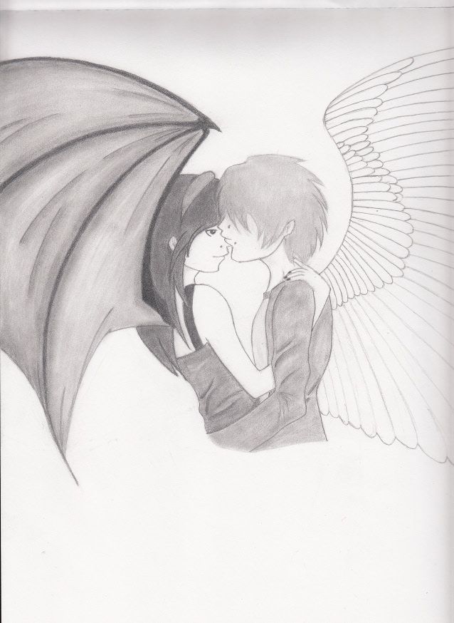 638x874 Cute Emo Couple Drawings Emo Couple Art Drawings - Cute Emo Sketch