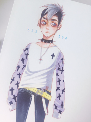 320x427 Emo Drawings On Paigeeworld. Pictures Of Emo - Cute Emo Sketch