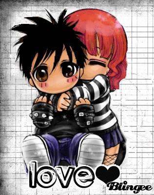 316x400 Emo Love Picture - Cute Emo Sketch