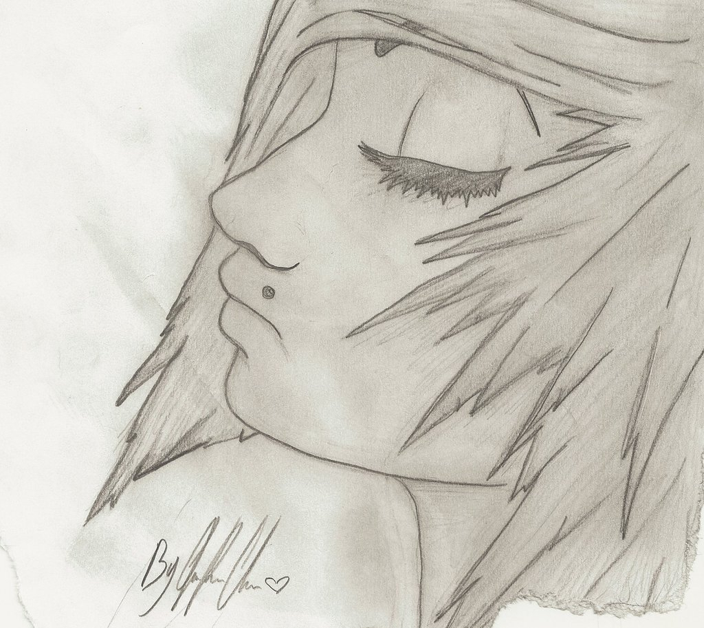 1024x913 Cute Emo Anime Drawings Cute Emo Anime Drawings Emo Anime Girl - Cute Emo Sketch