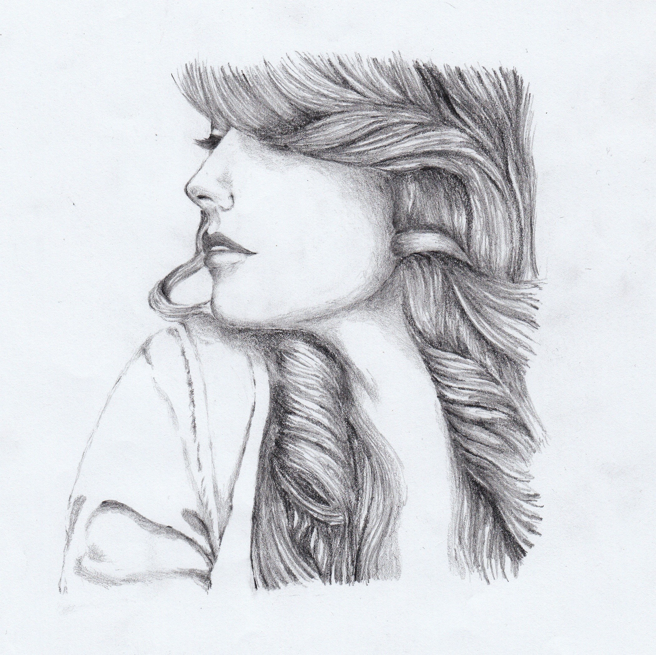 Cute Girl Sketch Images At Paintingvalley Com Explore Collection