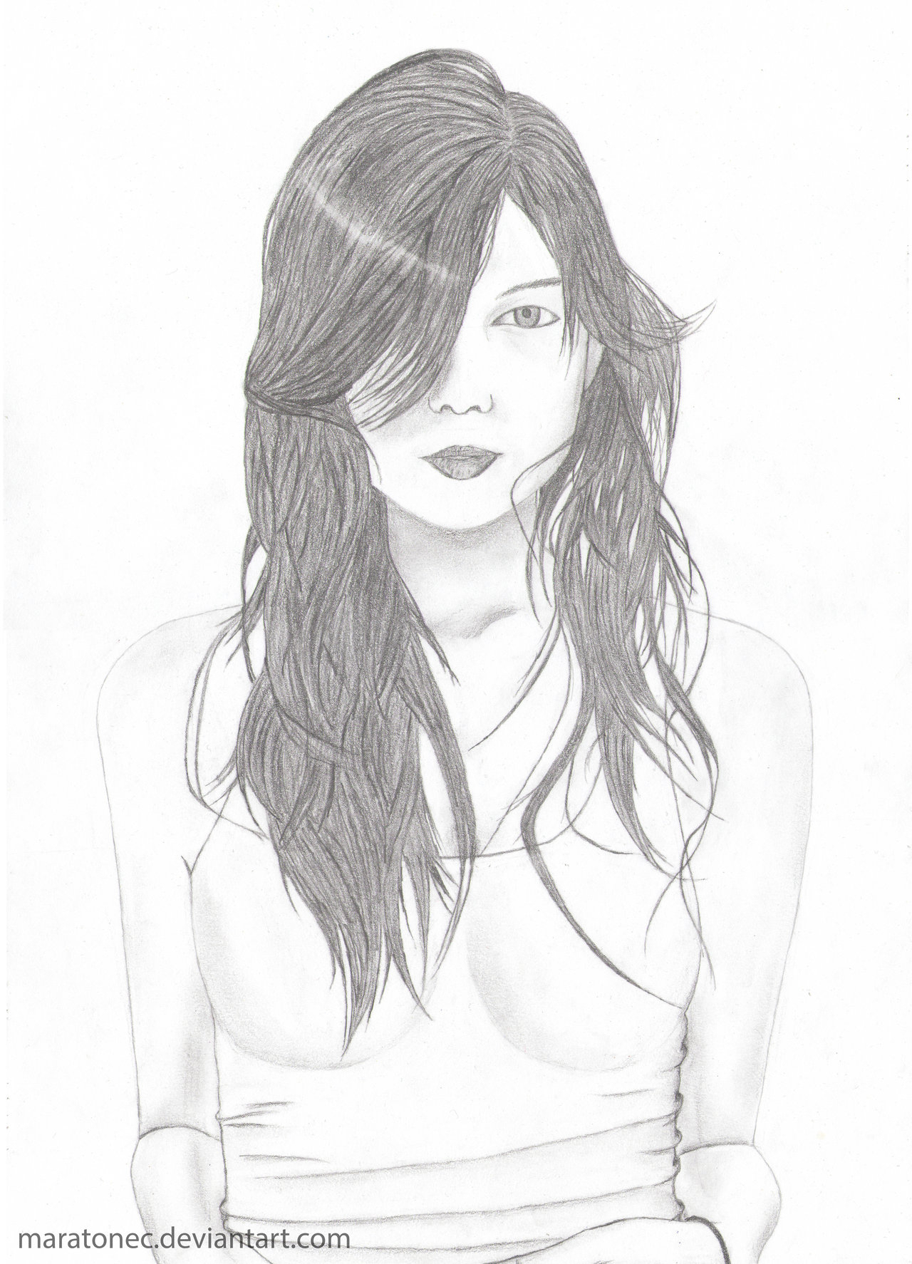 1280x1774 Pencil Girl Sketches Sketch Pencil Girl Images Cute Girl Pencil - Cute Girl Sketch Images