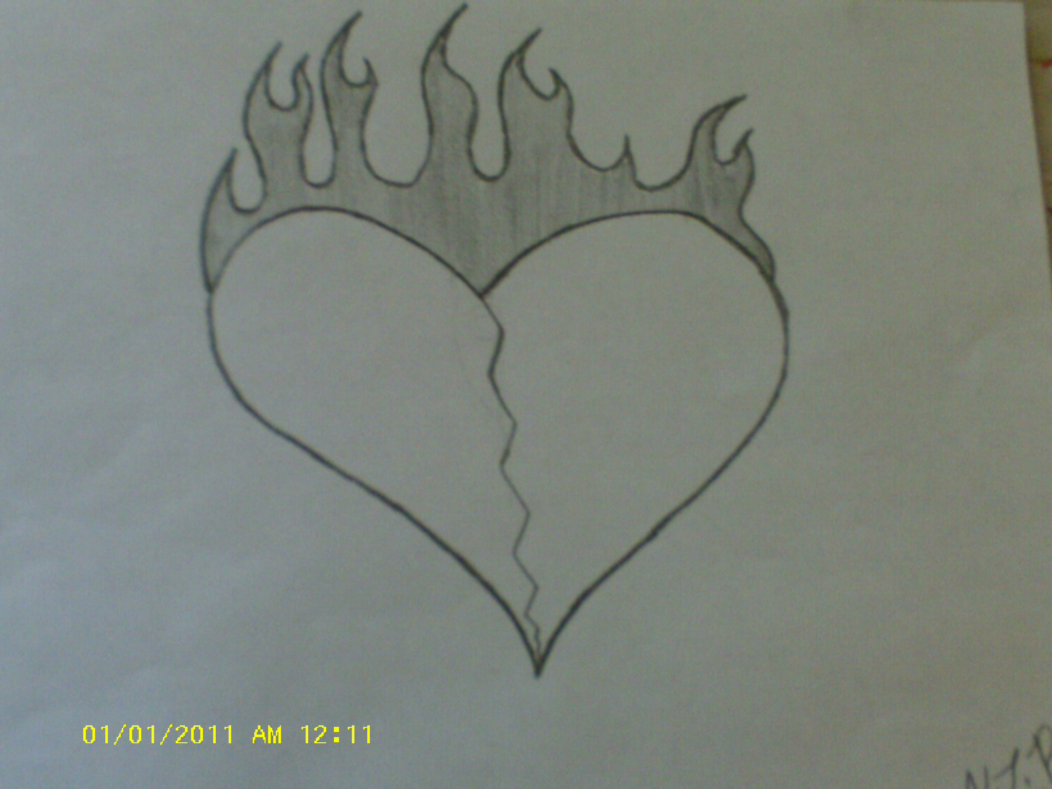 2048x1536 Pencil Sketches Of Broken Heart Pencil Sketches Broken Heart - Cute Heart Sketches