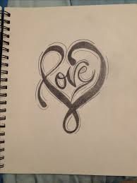 194x259 Heart Sketches - Cute Heart Sketches