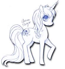 219x230 Cute Horse Wing Unicorn Drawing Anime - Cute Horse Sketch