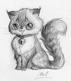 236x267 How To Draw A Kitten Step By Step Things That I - Cute Kitten Sketch