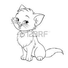 225x225 Image Result For Cute Kitten Sketch Tattoos - Cute Kitten Sketch