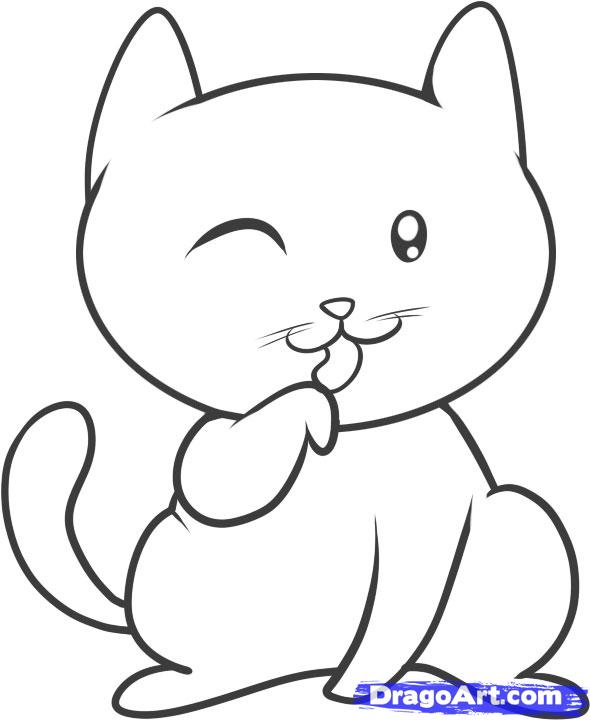 Cute Kitty Sketch