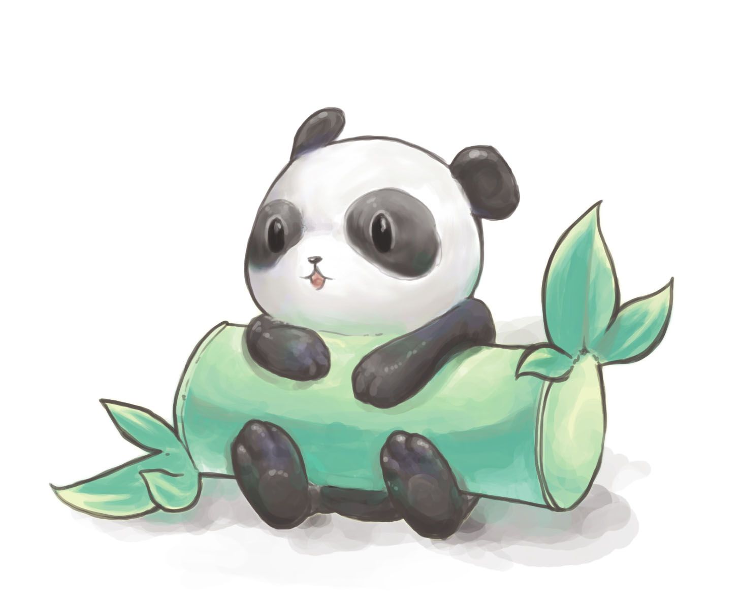 1461x1200 Panda Inspiring Ideas Cute Drawings, Drawings And - Cute Panda Sketch