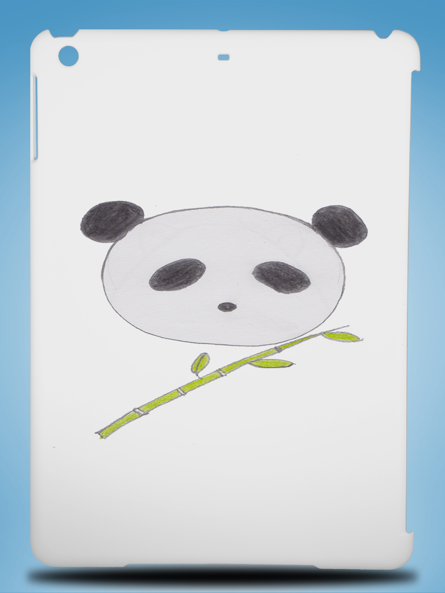 1500x2000 Cute Panda Sketch Art Drawing Hard Back Case For Ipad 1 2 3 4 Air - Cute Panda Sketch