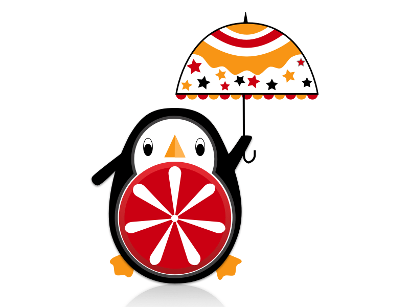 800x600 Sketch App File Cute Penguin With Umbrella Sketch Freebie - Cute Penguin Sketch
