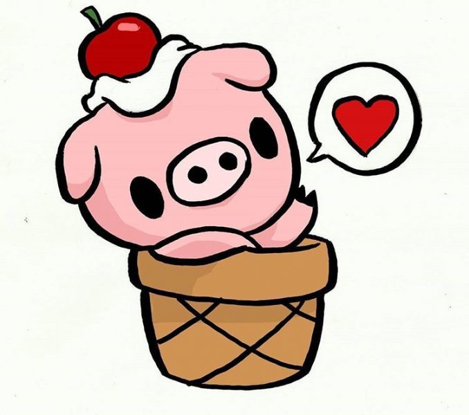 678x600 Cute Pig Drawing 2018 New Coloring Kids - Cute Pig Sketch