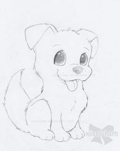 236x295 Drawing Images Of Cartoon - Cute Puppy Sketch