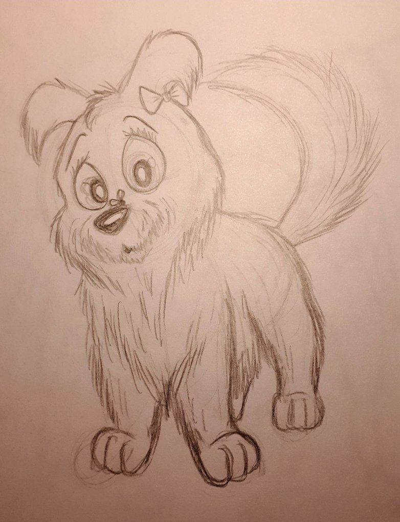 782x1022 Cute Puppy (Sketch) By Quelity18 - Cute Puppy Sketch