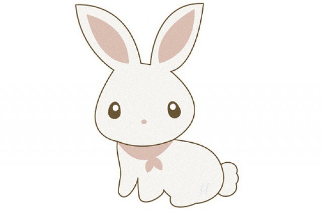 640x420 Cute Panda Drawing Step By Step - Cute Rabbit Sketch