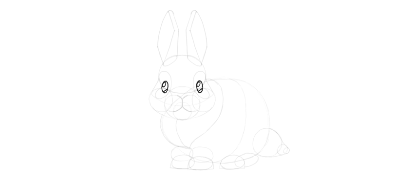 850x375 How To Draw A Cute Bunny Step By Step - Cute Rabbit Sketch