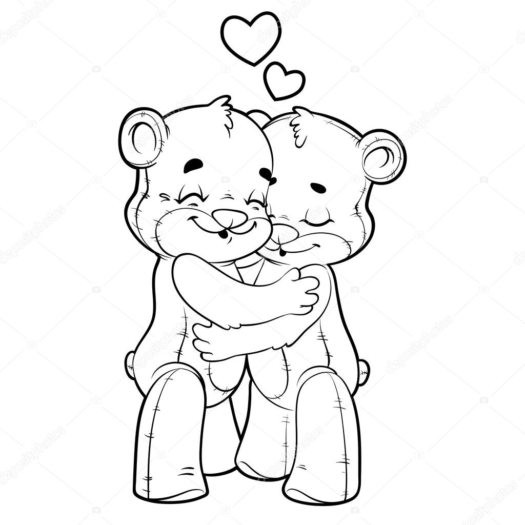 1024x1024 Two Cute Teddy Bears Drawings Two Cute Teddy Bears Drawings - Cute Teddy Bear Sketch
