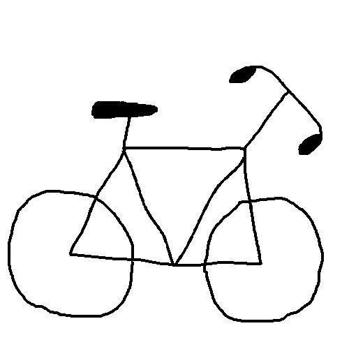 500x500 Dave Atkinson The Science Of Cycology Can You Draw A Bicycle - Cycle Sketch