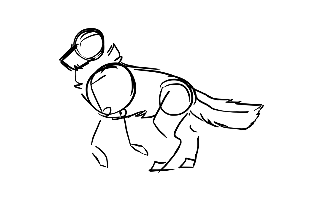 1071x756 Run Cycle Sketch By Huniitea - Cycle Sketch