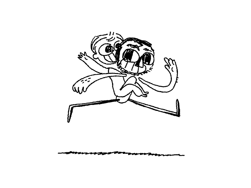 800x600 Run Cycle Sketch By Yonny Zafrani - Cycle Sketch