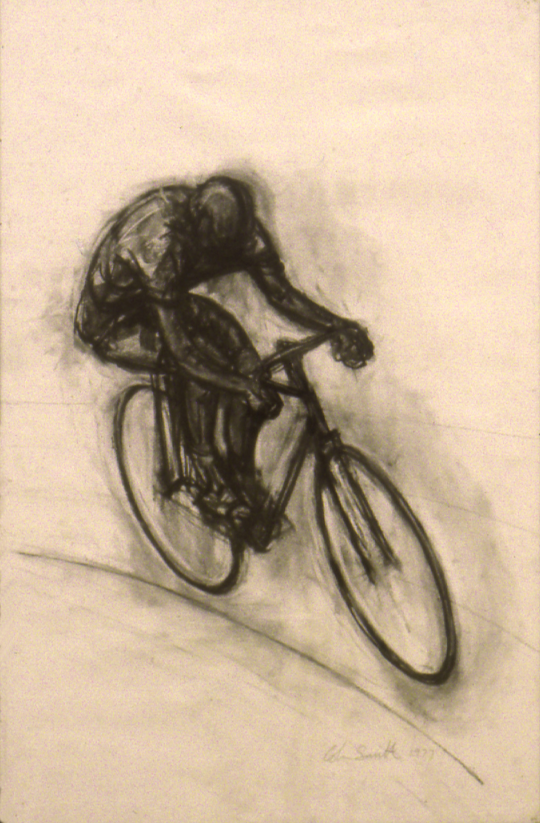 1049x1600 Cyclist Drawing Colin Smith Studio - Cyclist Sketch
