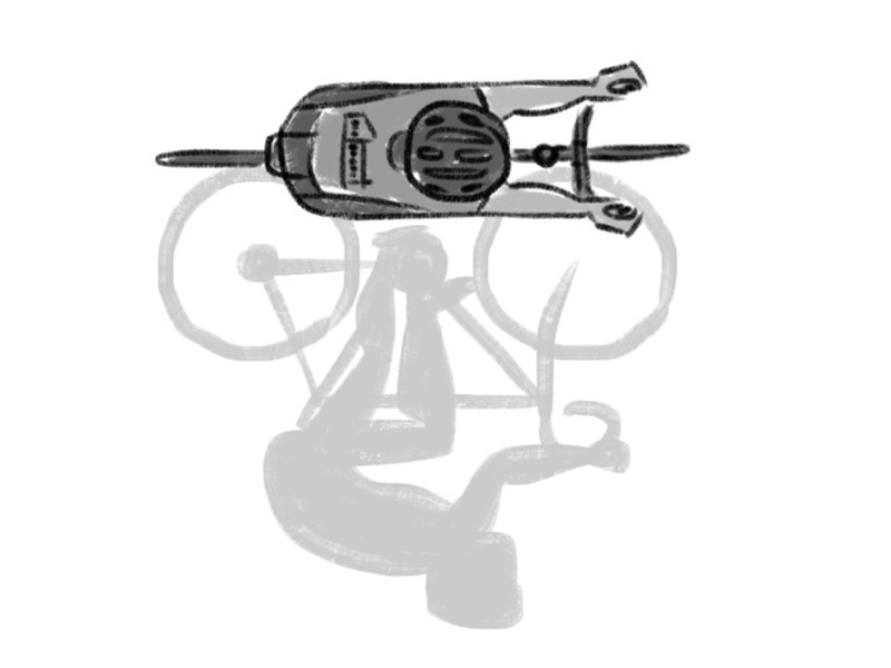 800x600 Cyclist Sketch By Steve Lowtwait - Cyclist Sketch