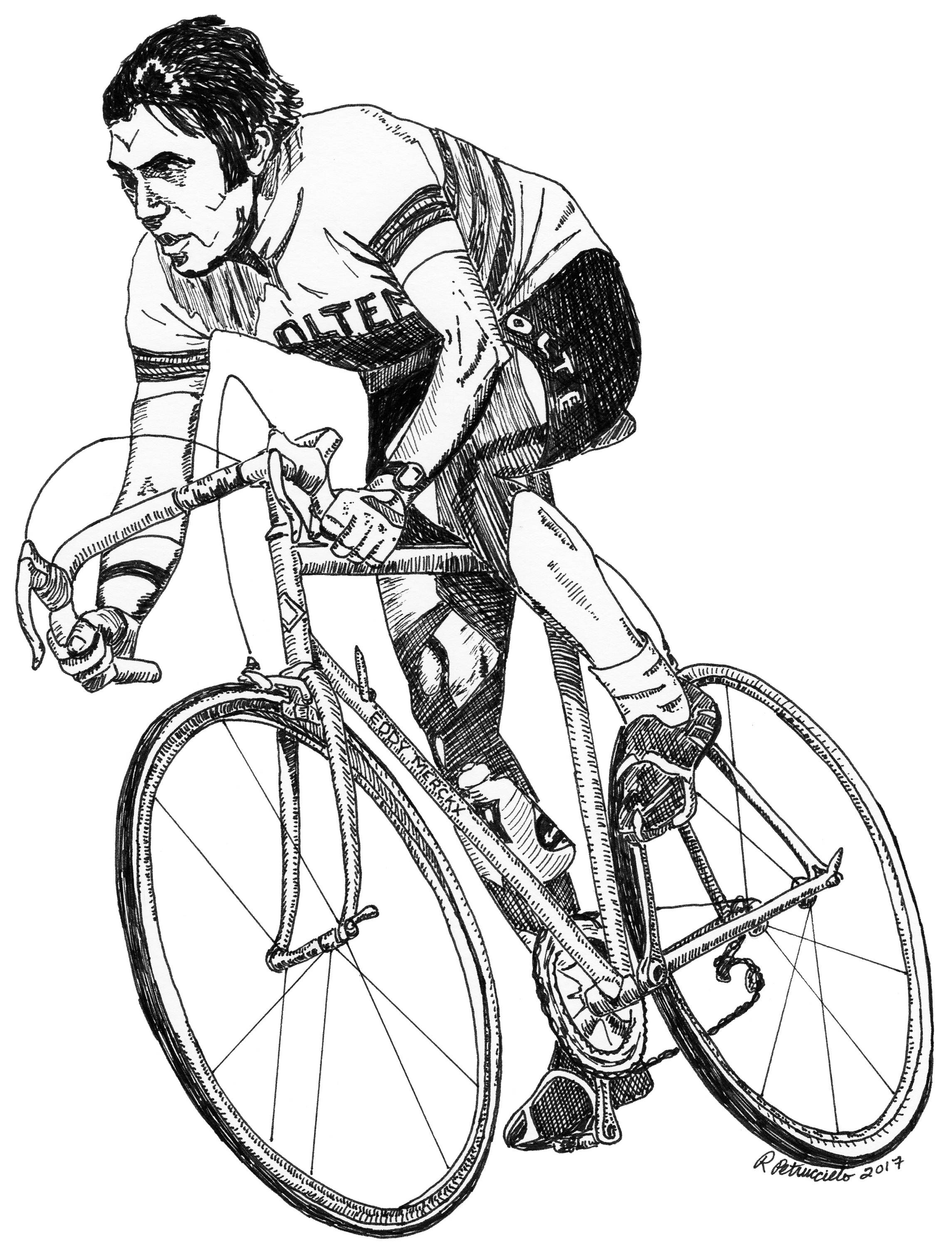 Cyclist Sketch at Explore collection of Cyclist Sketch