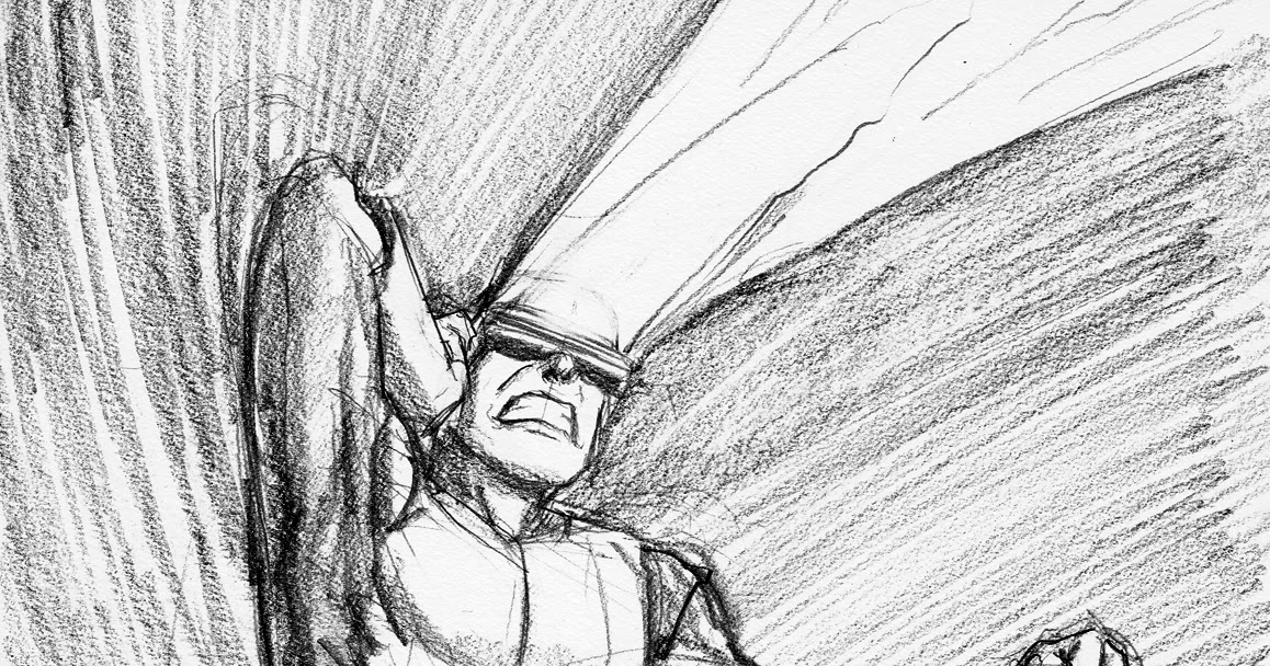 1158x608 The Comic Art Of Jorge Santiago Jr. Sketch Of The Day 5 19 13 - Cyclops Sketch
