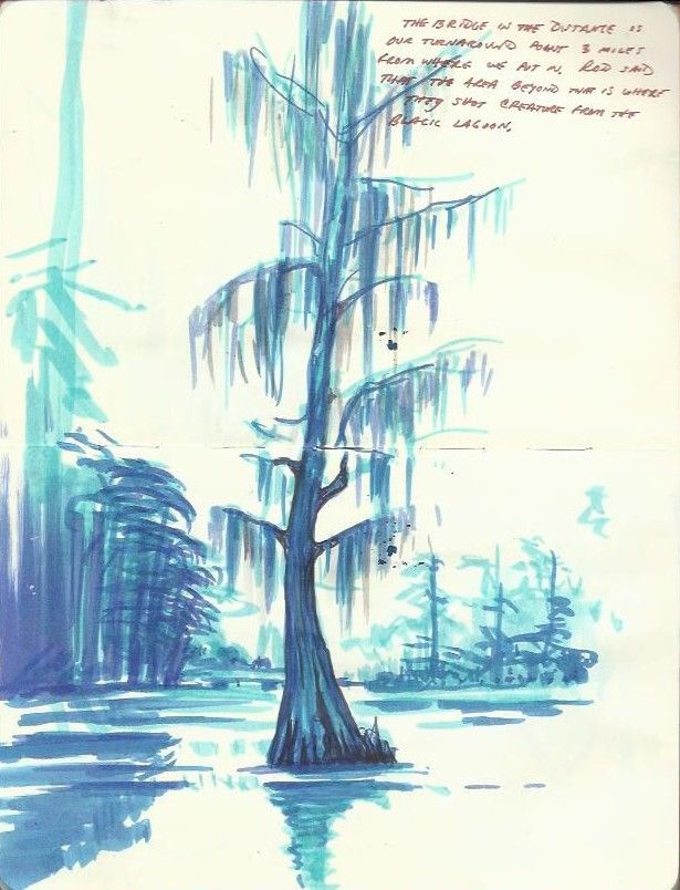 615x804 Cypress Trees Drawing - Cypress Tree Sketch