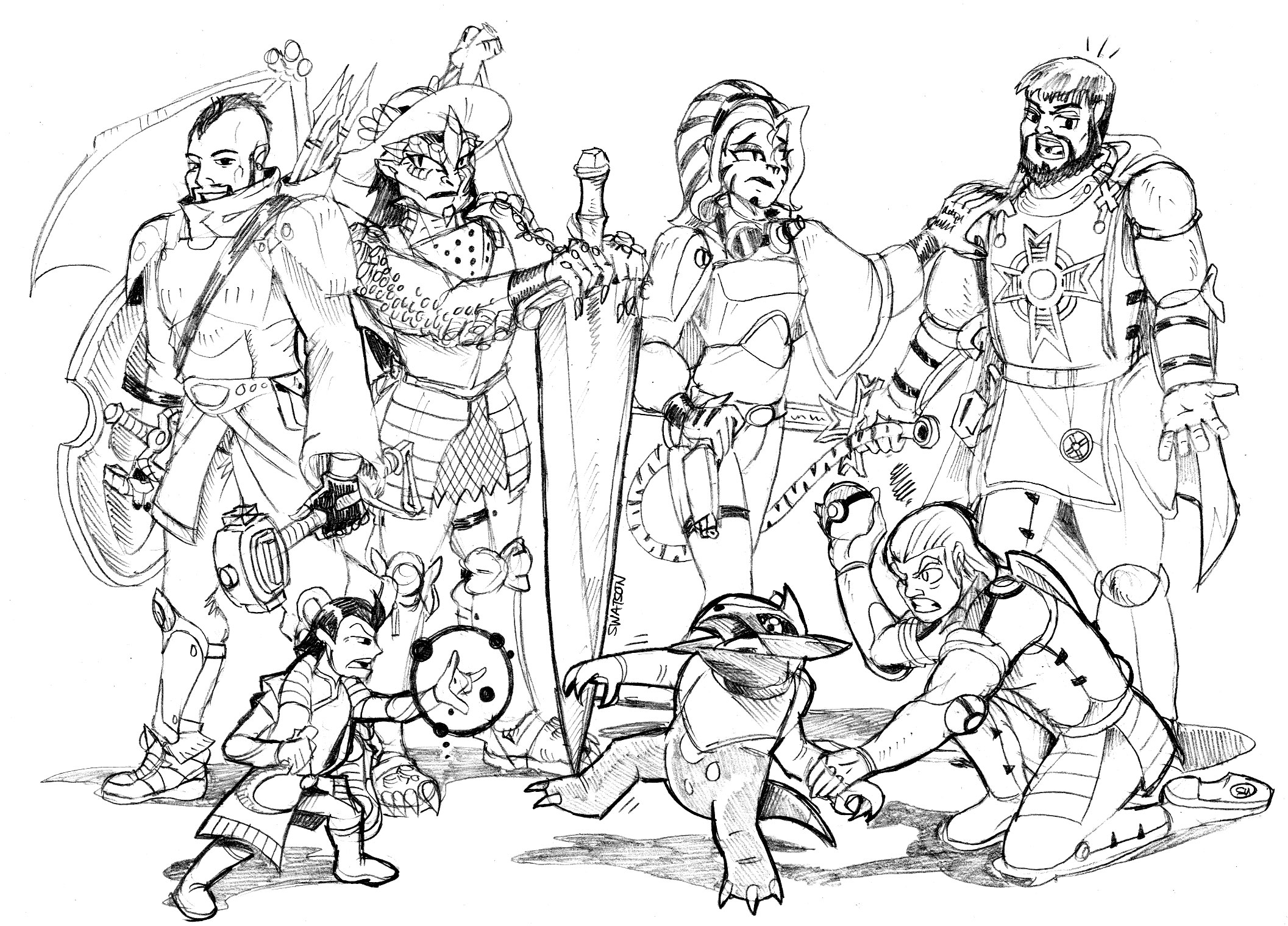 2113x1519 Dampd Swatson Graphics - D&D Sketch