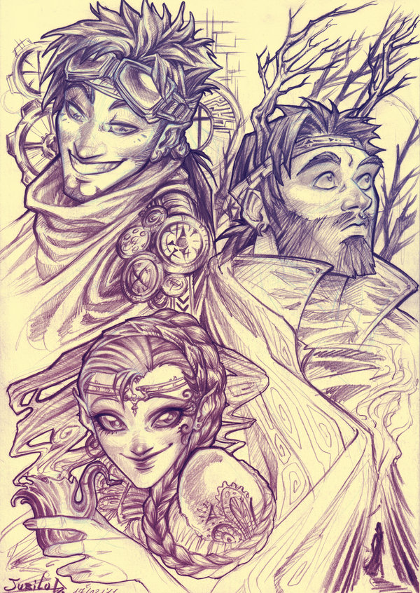 600x846 Dnd Sketch By Rivan145th - D&D Sketch