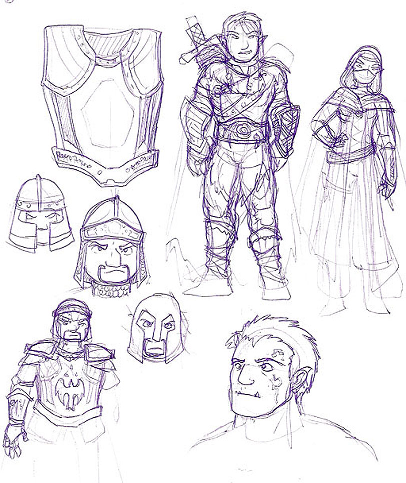 812x964 Weregeek 2012 March 30 - D&D Sketch