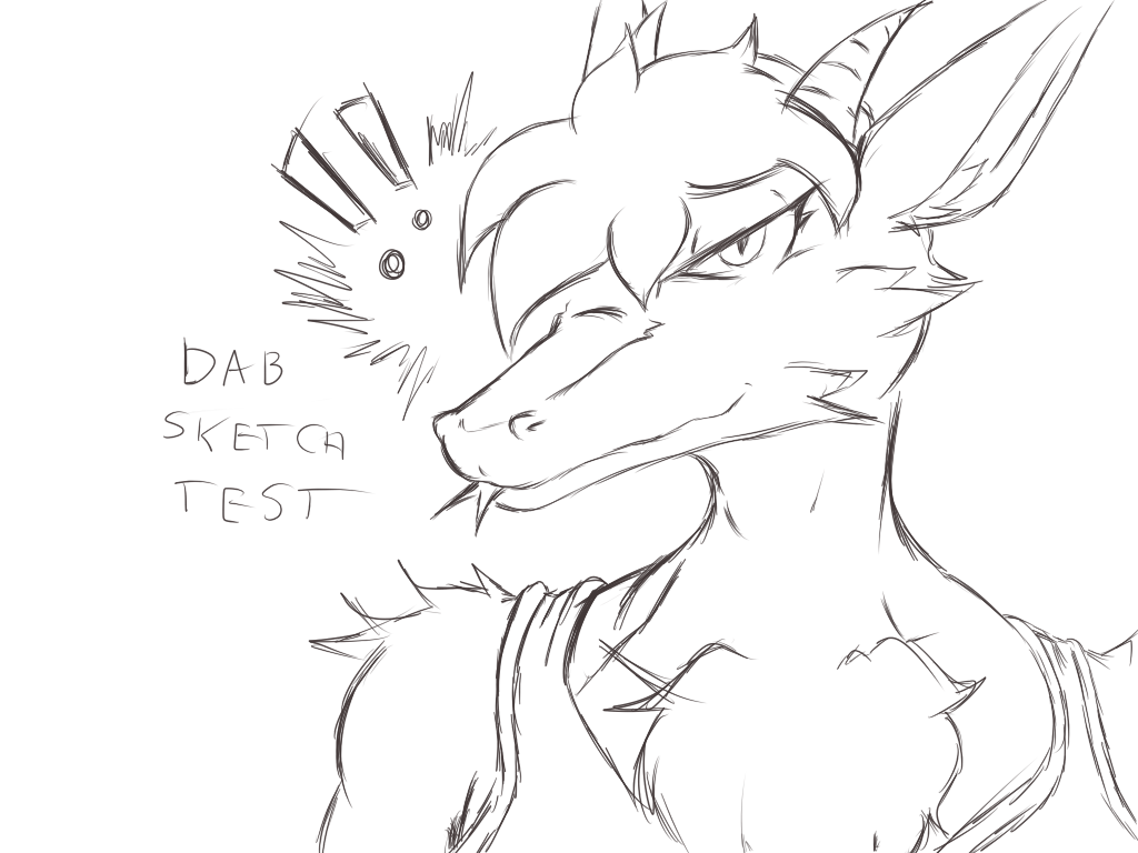 1024x768 Test Sketch] Dab By Demonbox - Dab Sketch