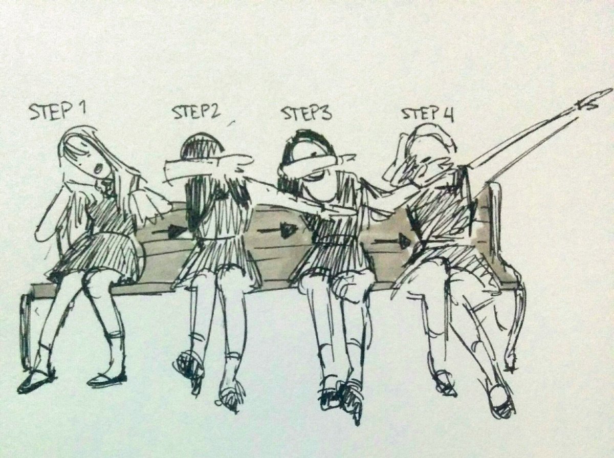 1200x895 Mamamoo Doodles On Twitter How To Dab A Guide By - Dab Sketch